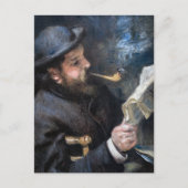 ピエールオーギュストルノアール – クロード読モネ ポストカード (正面)