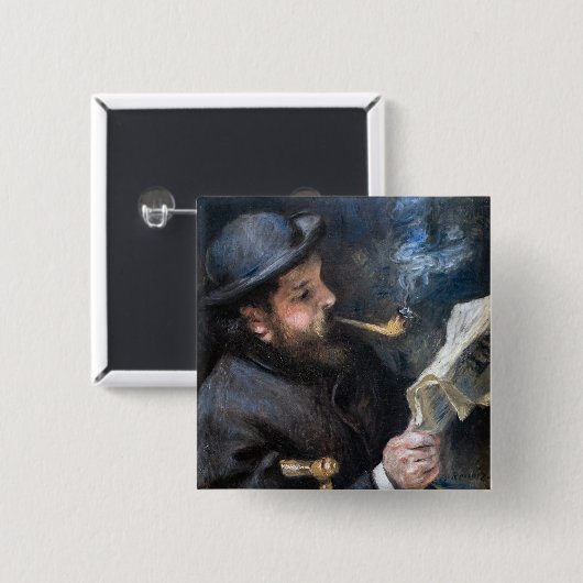 ピエールオーギュストルノアール – クロード読モネ 缶バッジ (正面&裏面)