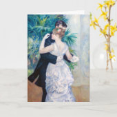 ピエールオーギュストルノアール – シティダンス カード (黄色い花)