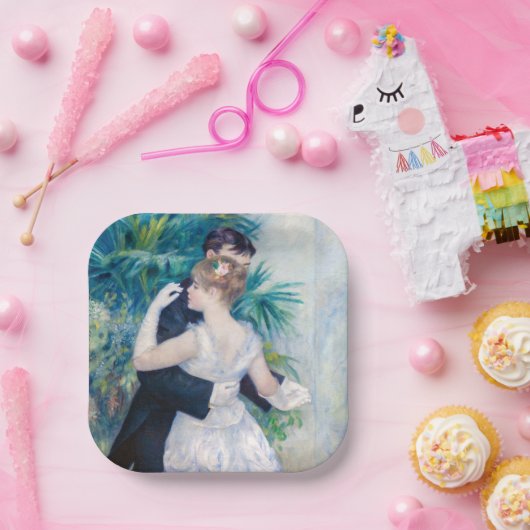 ピエールオーギュストルノアール – シティダンス ペーパープレート (パーティー)