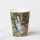 ピエールオーギュストルノアール – ダンレスバラ 紙コップ (裏面)