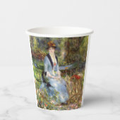 ピエールオーギュストルノアール – ダンレスバラ 紙コップ (正面)