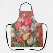 ピエールオーギュストルノアール – チューリップブーケ エプロン (正面)