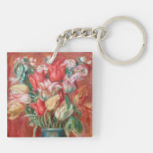 ピエールオーギュストルノアール – チューリップブーケ キーホルダー (裏面)