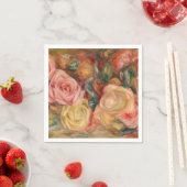 ピエールオーギュストルノアール-バラ スタンダードカクテルナプキン (インサイチュ)