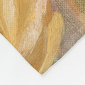 ピエールオーギュストルノアール-バラ フリースブランケット (角)