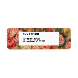 ピエールオーギュストルノアール-バラ ラベル