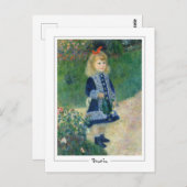 ピエールオーギュストルノアール#1 -ファインアートはがき ポストカード (正面/裏面)