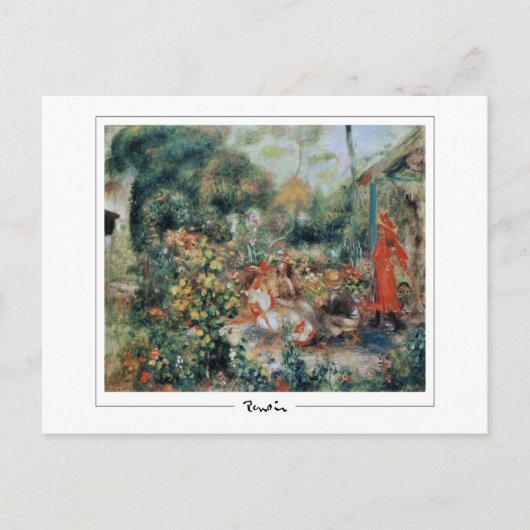 ピエールオーギュストルノアール#283 -ファインアートはがき ポストカード (正面)