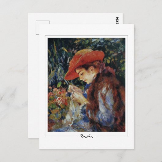 ピエールオーギュストルノアール#289-2 -ファインアートはがき ポストカード (正面/裏面)