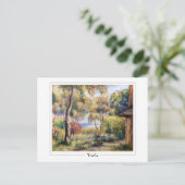 ピエールオーギュストルノアール#372 -ファインアートはがき ポストカード (スタンド正面)