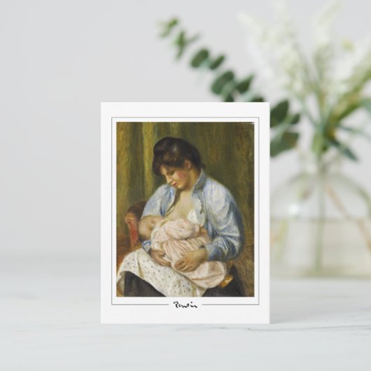 ピエールオーギュストルノアール#3-2 -ファインアートはがき ポストカード (スタンド正面)