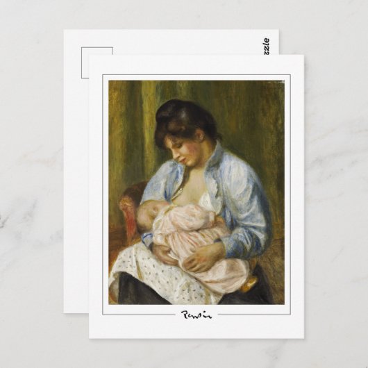 ピエールオーギュストルノアール#3-2 -ファインアートはがき ポストカード (正面/裏面)