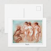 ピエールオーギュストルノアール#445-3 -ファインアートはがき ポストカード (正面/裏面)