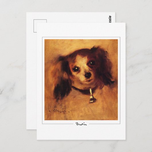 ピエールオーギュストルノアール#521-2 -ファインアートはがき ポストカード (正面/裏面)