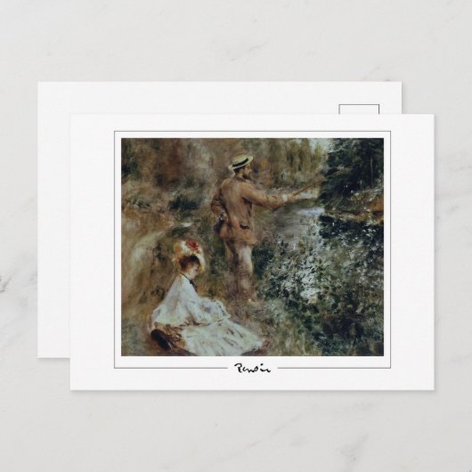 ピエールオーギュストルノアール#570-3 -ファインアートはがき ポストカード (正面/裏面)