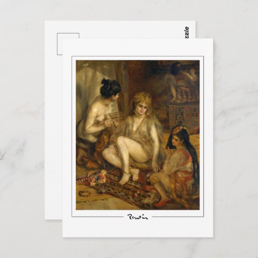 ピエールオーギュストルノアール#5-2 -ファインアートはがき ポストカード (正面/裏面)