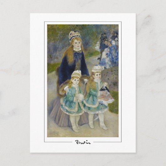 ピエールオーギュストルノアール#5-3 -ファインアートはがき ポストカード (正面)