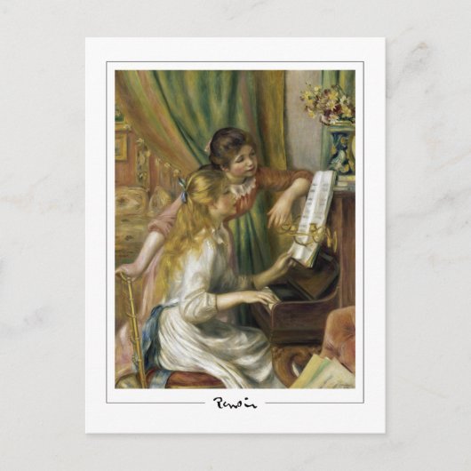 ピエールオーギュストルノアール#7-3 -ファインアートはがき ポストカード (正面)