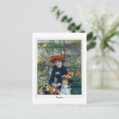 ピエールオーギュストルノアール#8-2 -ファインアートはがき ポストカード (スタンド正面)