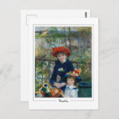 ピエールオーギュストルノアール#8-2 -ファインアートはがき ポストカード (正面/裏面)