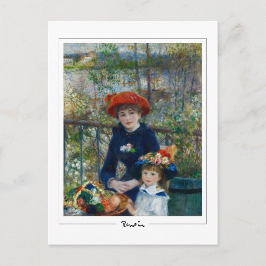 ピエールオーギュストルノアール#8-2 -ファインアートはがき ポストカード (正面)