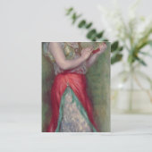 ピエールタンブリンを持つルノアール|のダンサー ポストカード (スタンド正面)