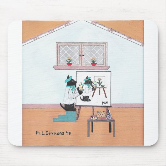 ピエールチエンノワール マウスパッド (正面)