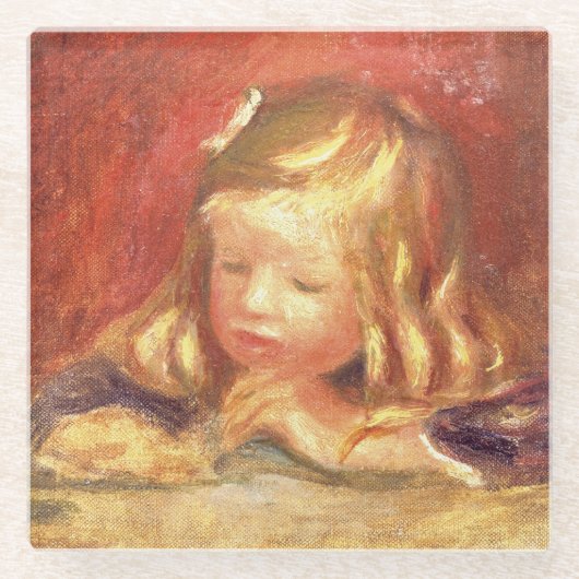 ピエールテーブルのルノアール|のココヤシ ガラスコースター (正面)