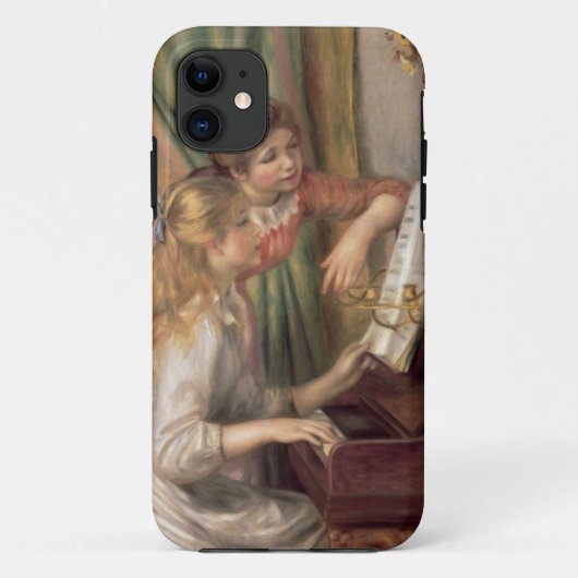 ピエールピアノのルノアール|の若い女の子 Case-Mate iPhoneケース (裏面)