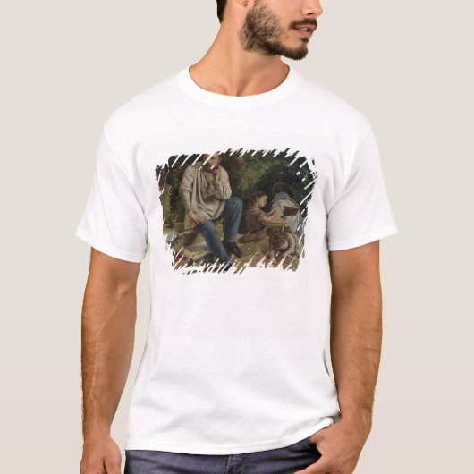 ピエールヨセフProudhonおよび彼の子供 Tシャツ (正面)