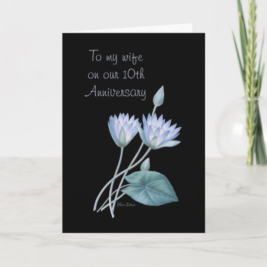 ピエールヨセフRedoute著青はす カード (正面)