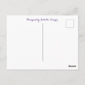 ピエールルドゥートフラワーズハッピーバースデーハガキ ポストカード (裏面)