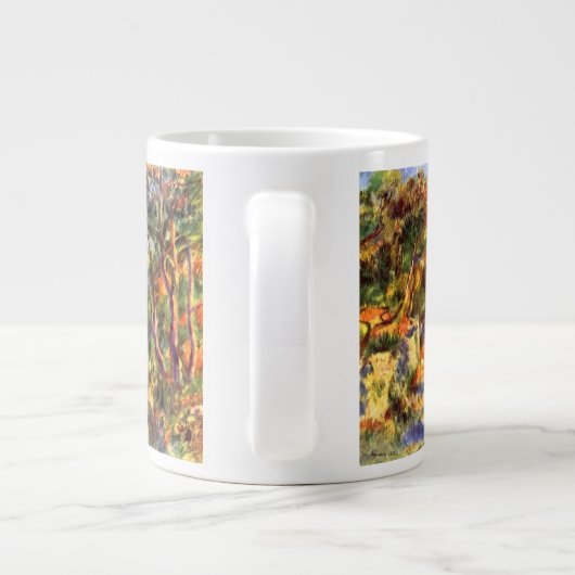 ピエールルノアールのレスタケヴィンテージ印象派 ジャンボコーヒーマグカップ (裏面)