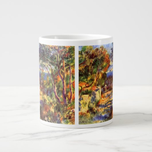 ピエールルノアールのレスタケヴィンテージ印象派 ジャンボコーヒーマグカップ (正面)