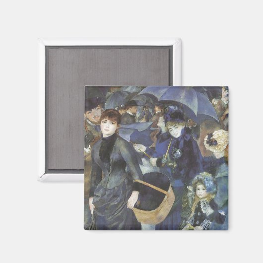 ピエールルノアールのヴィンテージの印象主義著傘 マグネット (正面/裏面)