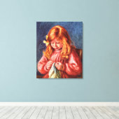 ピエールルノアールジャンルノアール裁縫 キャンバスプリント (インサイチュ (ウッドフロア))