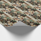 ピエールルノアール船遊びのパーティーの昼食会 ラッピングペーパー (角)