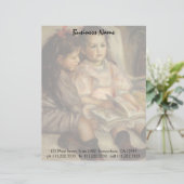 ピエールルノアール著Caillebotteの子供のポートレート レターヘッド (スタンド正面)