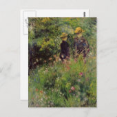 ピエールルノアール-バラ園での会話 ポストカード (正面/裏面)