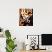 ピエールルノアール – ブレックファーストアットベルネバル ポスター (ホームオフィス)