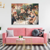 ピエールルノアール – ボートパーティー1881 キャンバスプリント (インサイチュ (リビング))