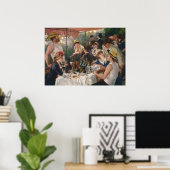 ピエールルノアール – ボートパーティー1881 ポスター (ホームオフィス)