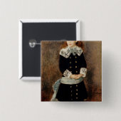 ピエールルノアール|マルトBerard 缶バッジ (正面&裏面)