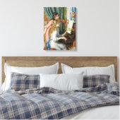 ピエールルノアール – ヤング・ガールズ・アット・ピアノ キャンバスプリント (インサイチュ (寝室))