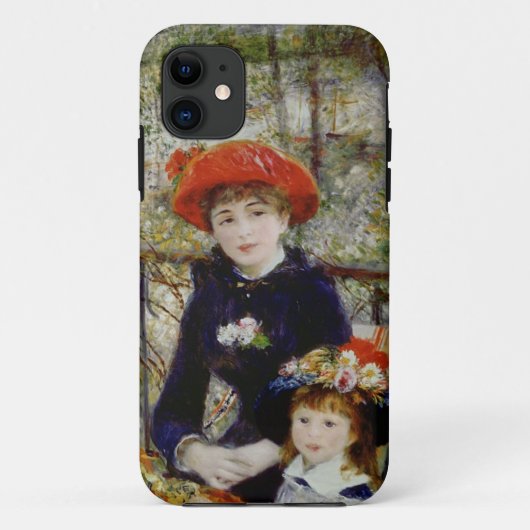 ピエールルノアール|台地の2人の姉妹、または Case-Mate iPhoneケース (裏面)