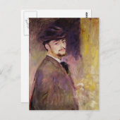 ピエールルノアール-35歳の自画像 ポストカード (正面/裏面)