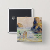 ピエールルノアール| Moulin Huet湾、ガーンジー 缶バッジ (正面&裏面)