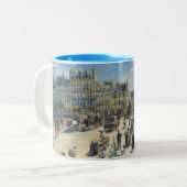 ピエールルノアール| Pont Neuf、パリ ツートーンマグカップ (正面左)