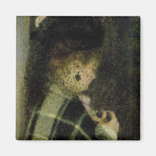ピエール小さいベールのルノアール の若い女性 マグネット